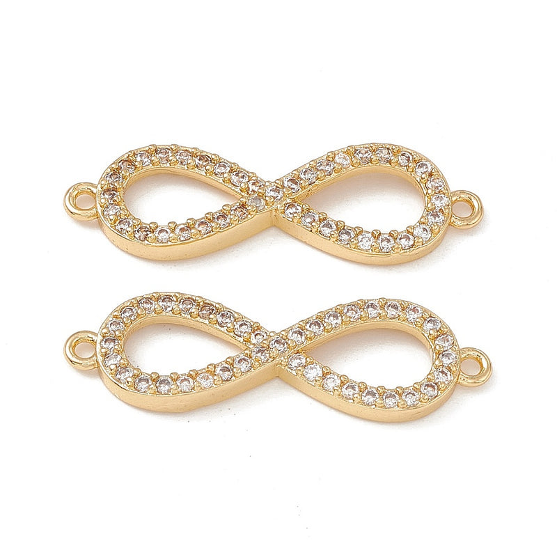 Infinito, Enchapado 18k, Conector