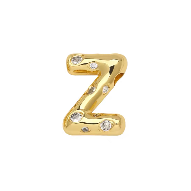 Letra, Inicial, Enchapado 18k, Pendant