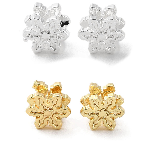 Copo De Nieve, Enchapado 18k, Beads