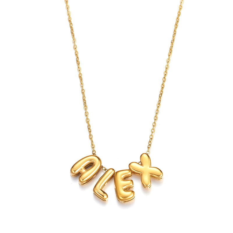 Iniciales, Letras, brass, Enchapado 18k, Pendants