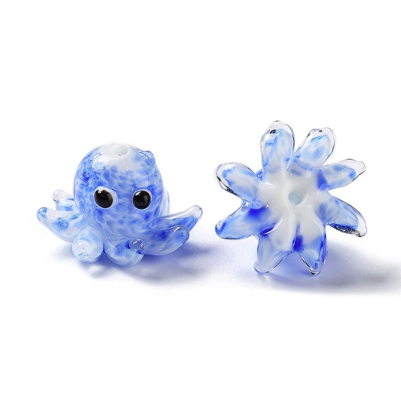 Pulpo, Cristal, Lampwork, Beads