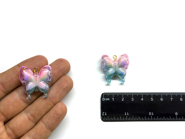 Mariposa, Acrílico, Bead, Charm/Pendant