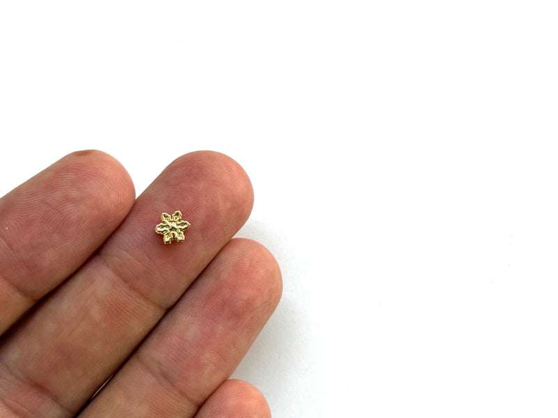 Copo De Nieve, Enchapado 18k, Beads