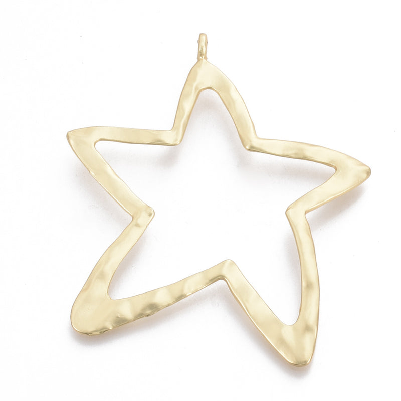 Estrella, Alloy, Enchapado 14k, Pendant