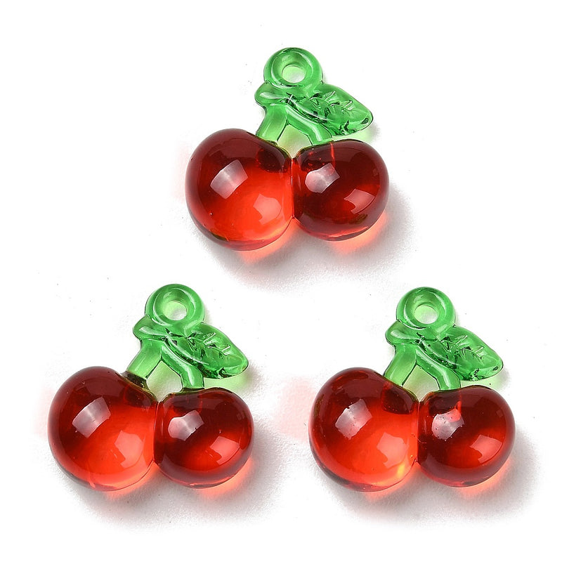 Cherry, Acrílico, Charm y Pendant