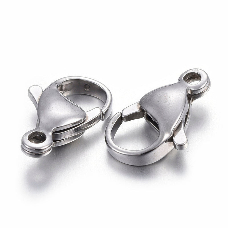 Lobster, Stainless Steel, 9/10/12/15/19mm, Cierrep