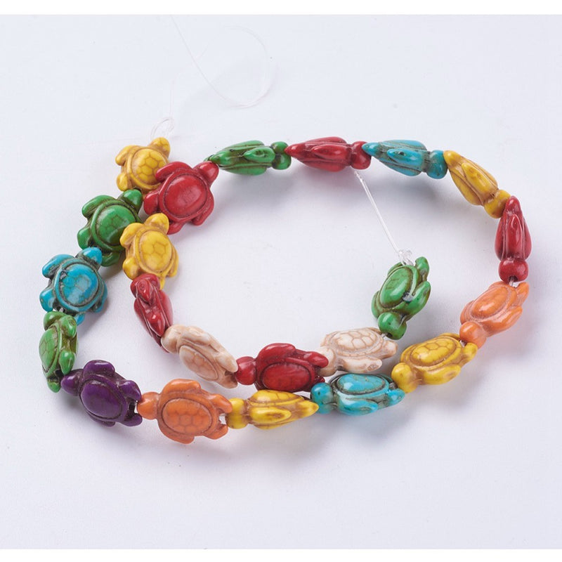 Tortuga, Turquesa, Piedra, Beads