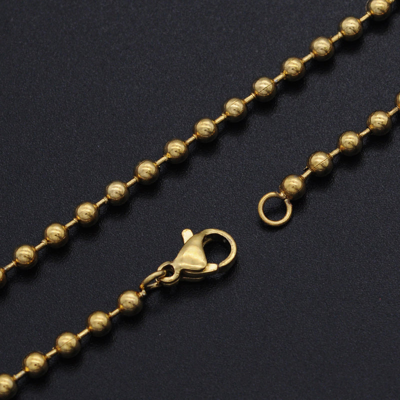 Cadena Militar Montada, 21”, Stainless Steel