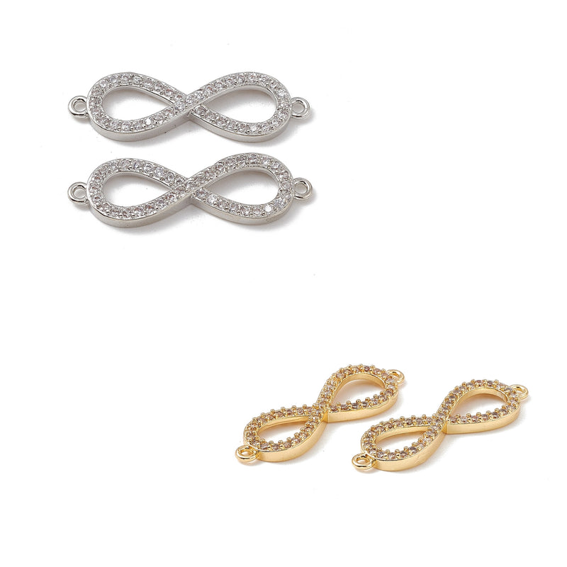 Infinito, Enchapado 18k, Conector