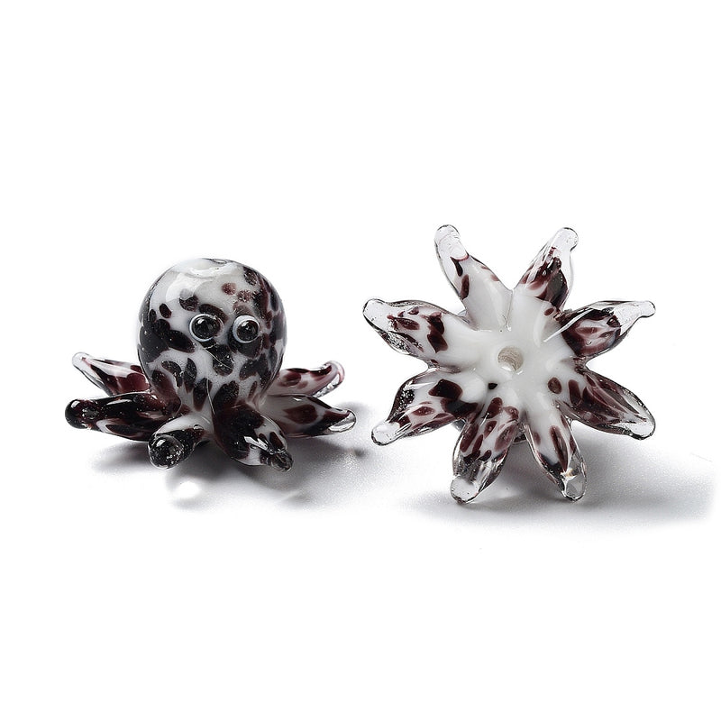 Pulpo, Cristal, Lampwork, Beads