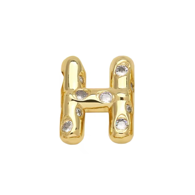 Letra, Inicial, Enchapado 18k, Pendant