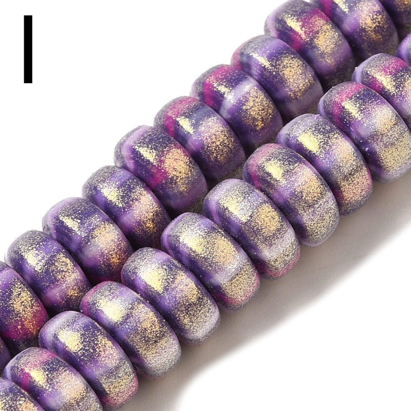 Polymer Clay, Rondelle, 7x3mm, Beads