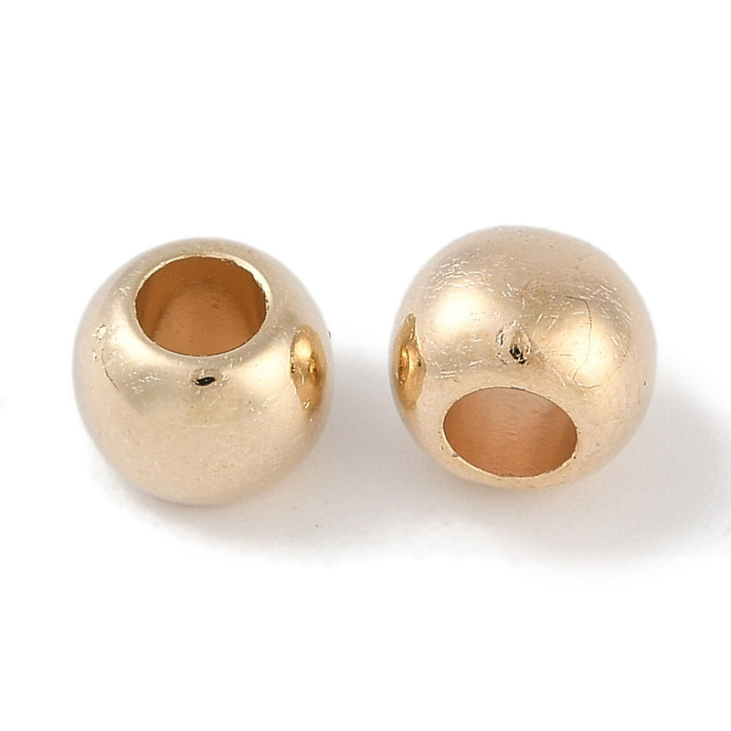 Bead Redondo, Pony Beads, Acrílico, 6mm