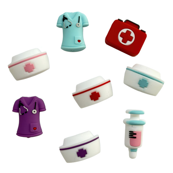 Enfermera, Enfermería, Inyección, Medicina, Silicona, Beads