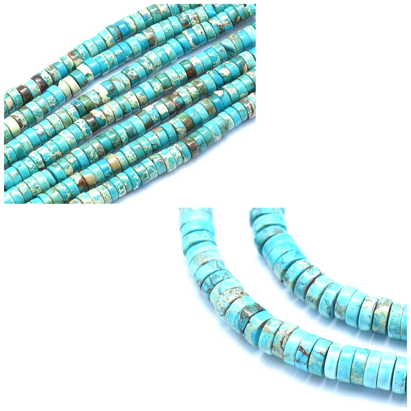 Imperial Jasper, Piedra, 6x3mm,  Beads