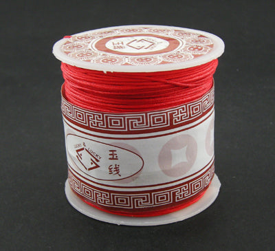 Hilo de Nylon Rojo, 1mm