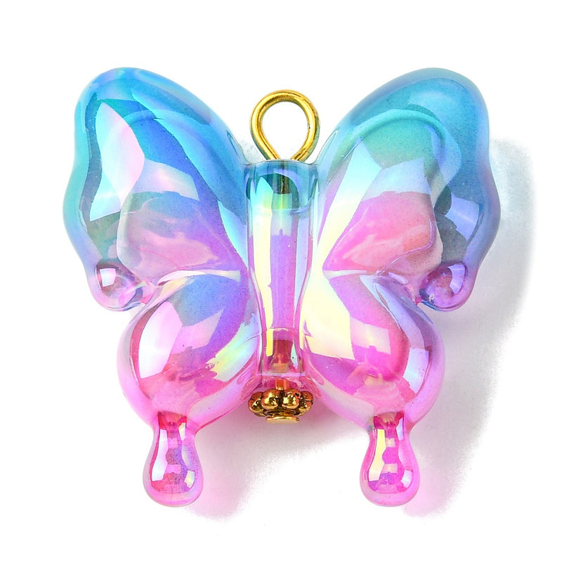 Mariposa, Acrílico, Bead, Charm/Pendant