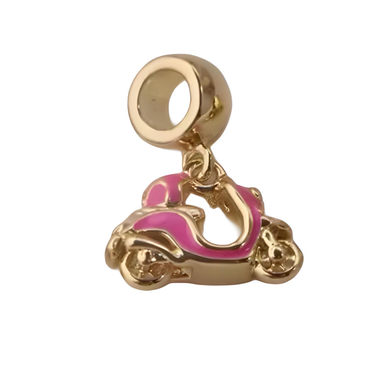 Motora, Motocicleta, Enchapado, Charm y Pendant