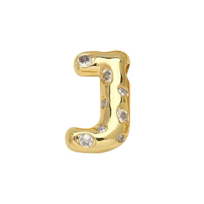 Letra, Inicial, Enchapado 18k, Pendant