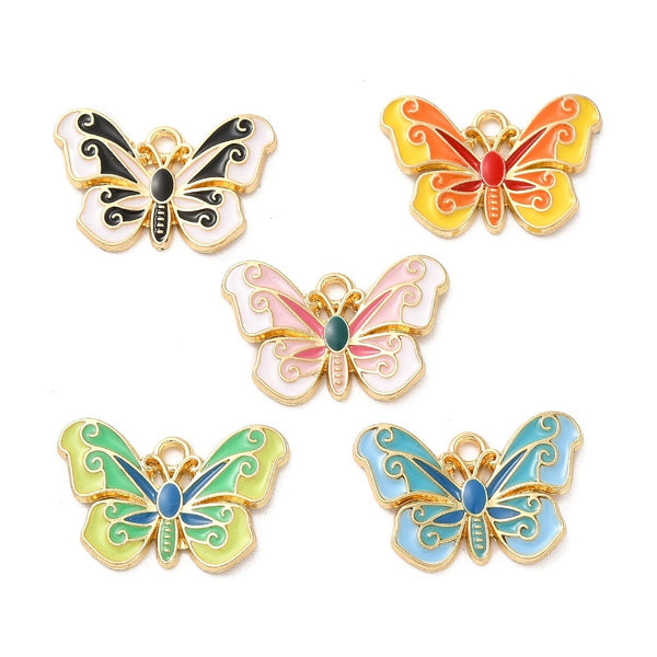 Mariposa, Alloy, Charm/Pendant