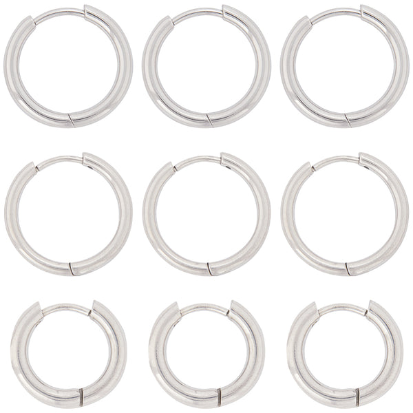 Hoops, Aro, Pantallas/Aretes, Stainless Steel