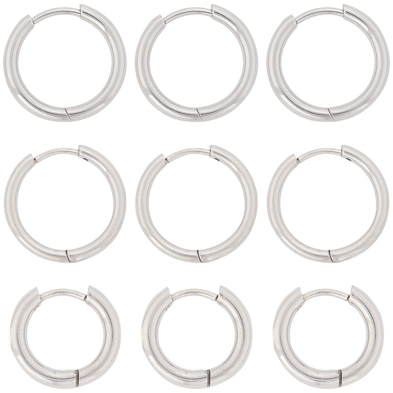 Hoops, Aro, Pantallas/Aretes, Stainless Steel