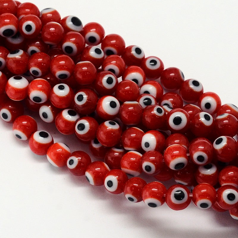 Evil Eye, Beads, Ojo, 8mm