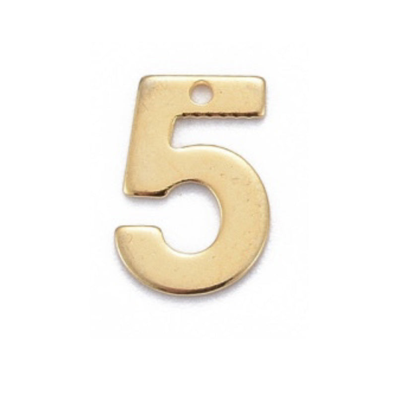 Numeros, Stainless Steel, Charm/Pendant