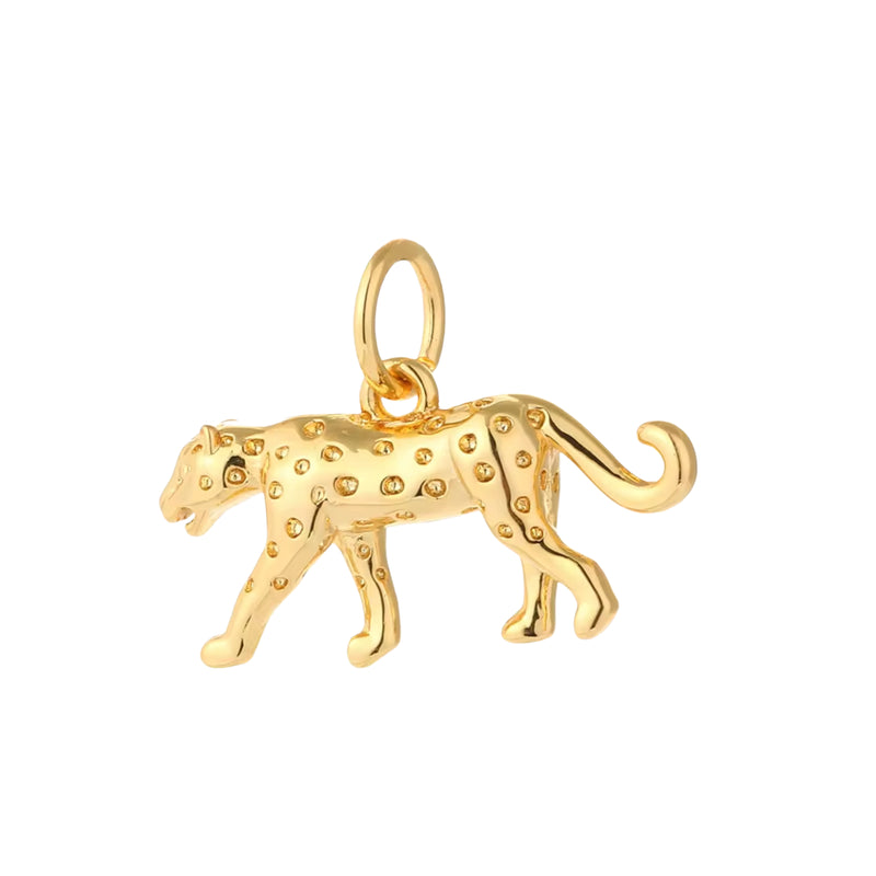 Jaguar, Leopardo, Felino, Cobre , Charm y Pendant