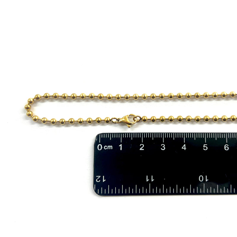 Cadena Militar Montada, 21”, Stainless Steel