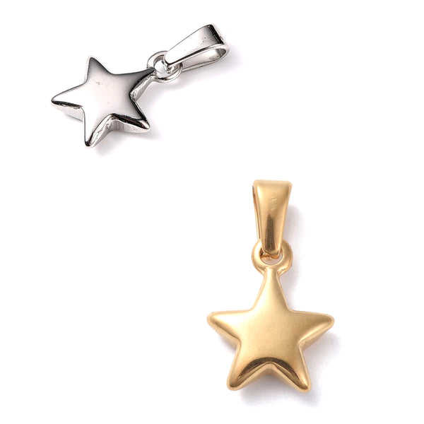 Estrella, Stainless Steel, Charm