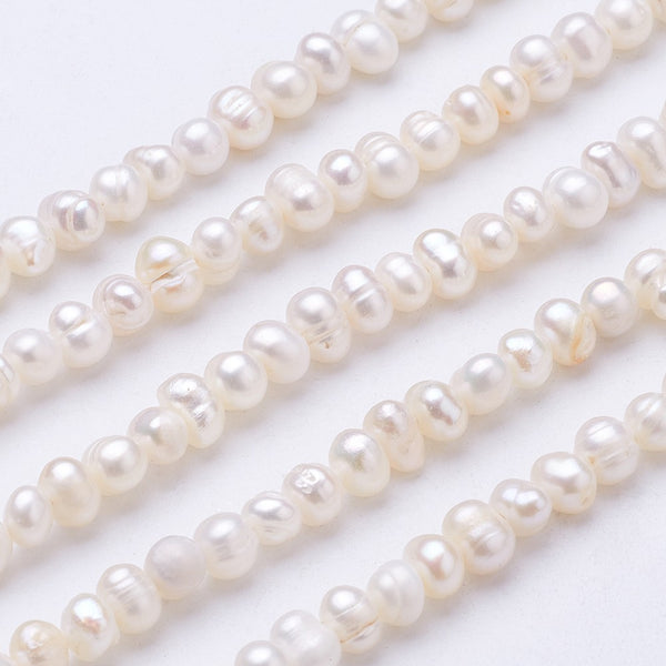 Perlas Naturales Cultivada de Agua Dulce, 5mm, Beads