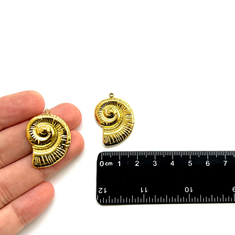 Caracol, Stainless Steel, Charm & Pendant