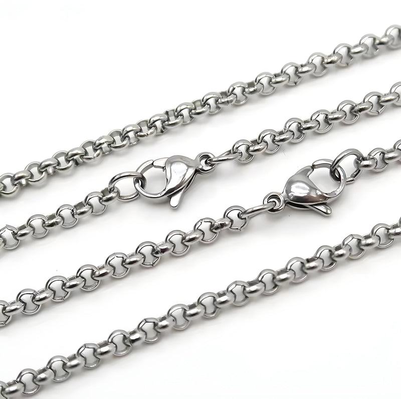 Rolo, Cadena Montada, Stainless Steel, 20”
