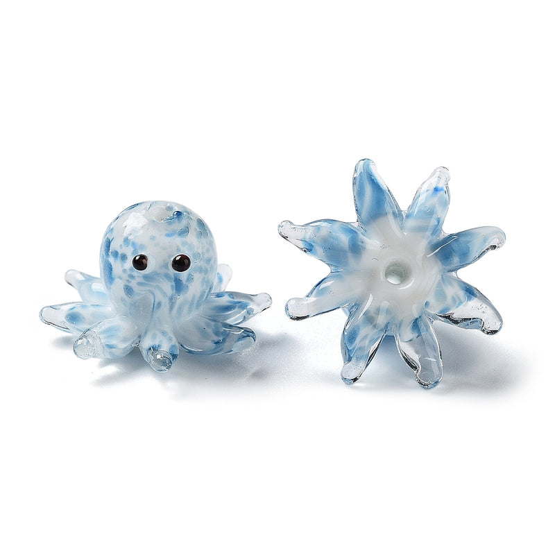 Pulpo, Cristal, Lampwork, Beads