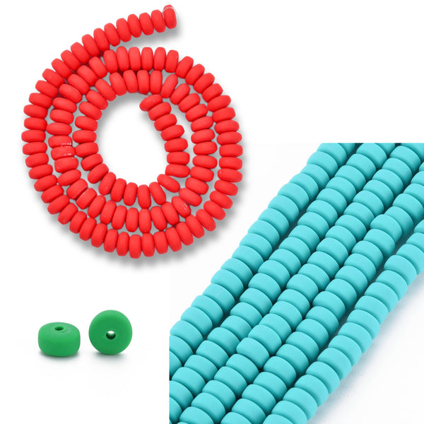 Disco Redondo, 6mm, Separador, Beads, Polymer Clay