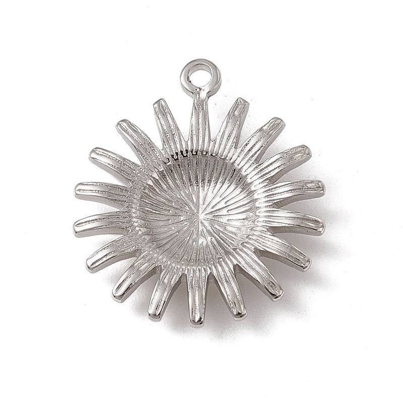 Sol, Stainless Steel, Charm y Pendant