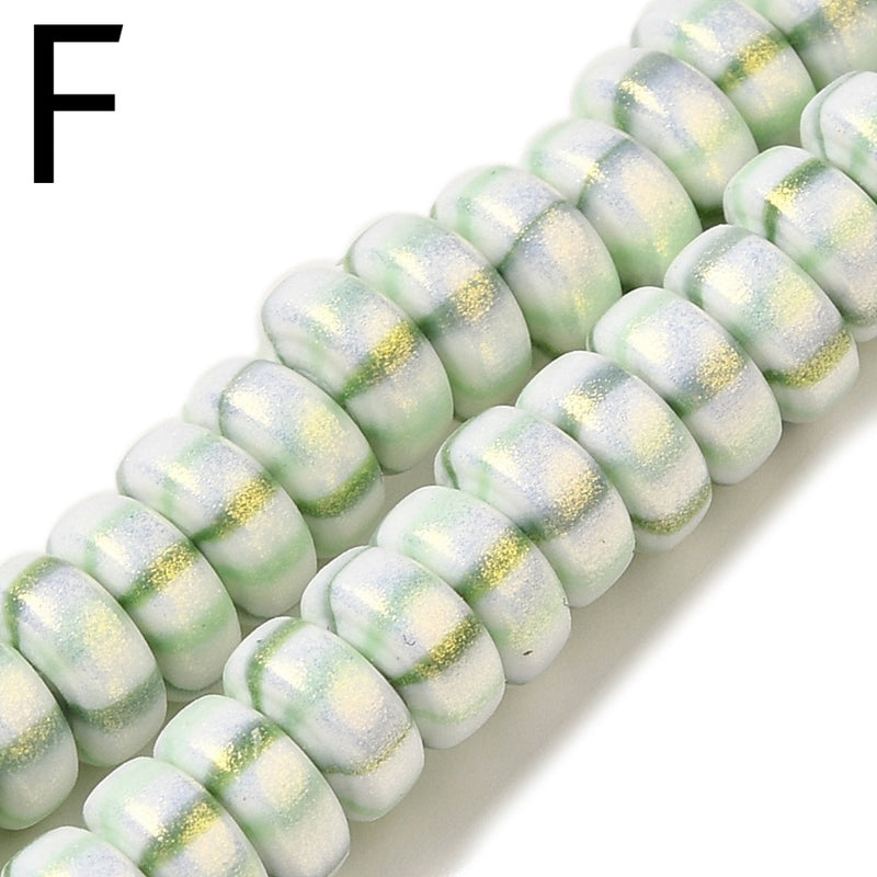 Polymer Clay, Rondelle, 7x3mm, Beads