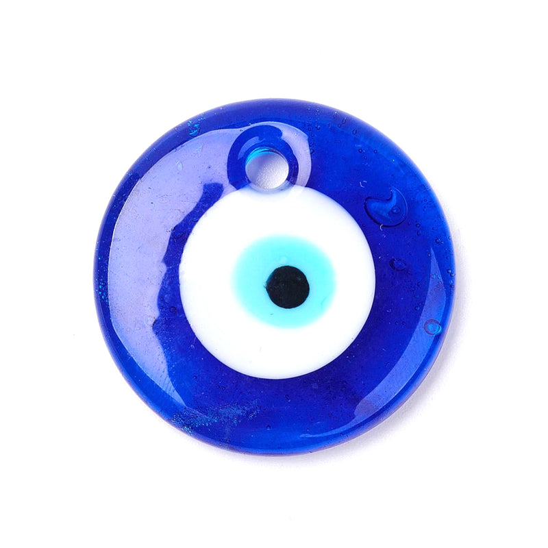 Ojo, Círculo, Cristal, Pendant