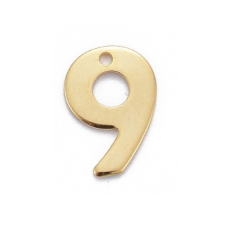 Numeros, Stainless Steel, Charm/Pendant