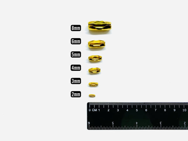 Conector para Cadena Militar, Stainless Steel, 1.5mm/2mm/4mm/6mm/8mm/10mm