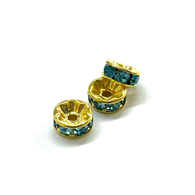 Separador con Rhinestone, 8mm