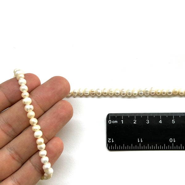 Perlas Naturales Cultivada de Agua Dulce, 5mm, Beads