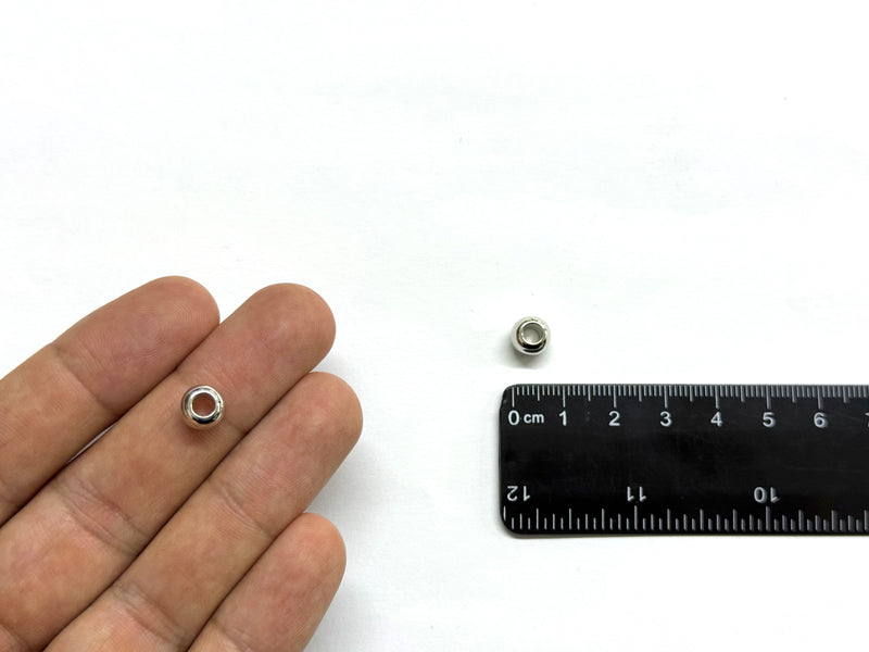 Bead Redondo, Pony Beads, Acrílico, 6mm