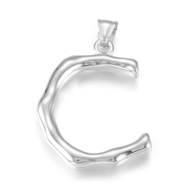 Letra, Inicial, Stainless Steel, Pendant