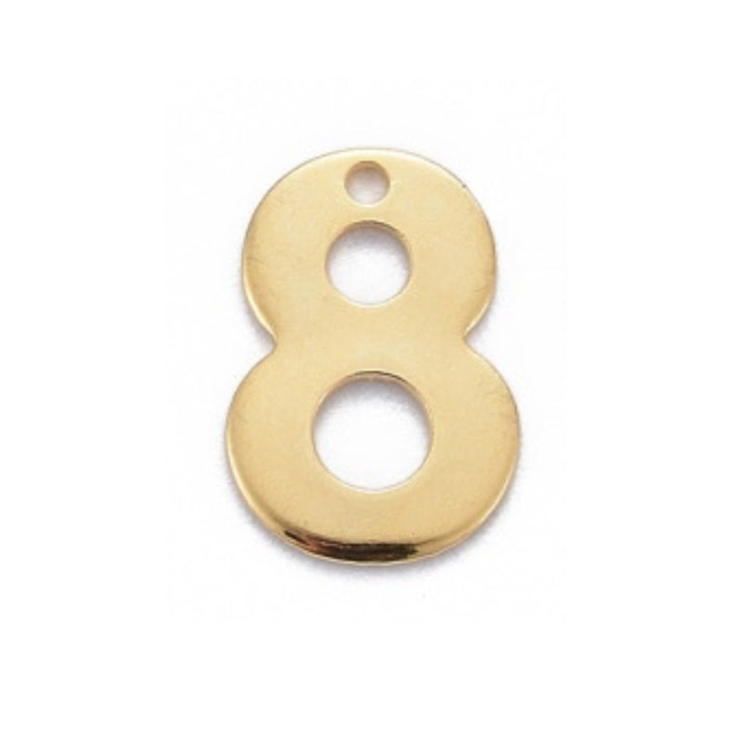 Numeros, Stainless Steel, Charm/Pendant