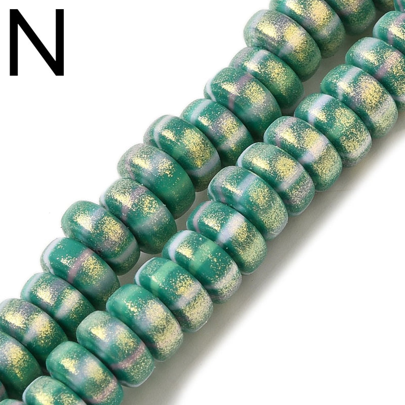 Polymer Clay, Rondelle, 7x3mm, Beads