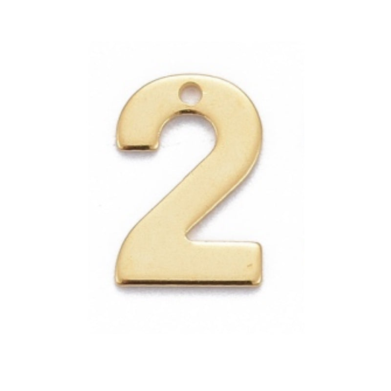 Numeros, Stainless Steel, Charm/Pendant