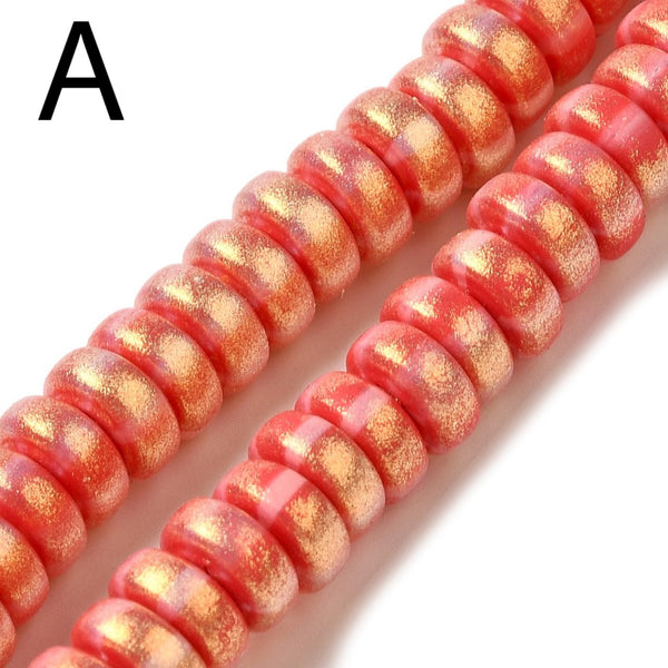 Polymer Clay, Rondelle, 7x3mm, Beads