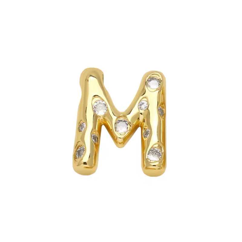 Letra, Inicial, Enchapado 18k, Pendant